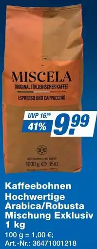 Expert Kaffeebohnen Hochwertige Arabica/Robusta Mischung Exklusiv Angebot