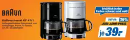 Expert BRAUN Kaffeeautomat KF 47/1 Angebot