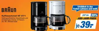 Expert BRAUN Kaffeeautomat KF 47/1 Angebot