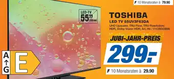 Expert TOSHIBA LED TV 55UV3F63DA Angebot