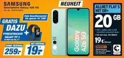 Expert SAMSUNG Smartphone Galaxy A26 5G Angebot