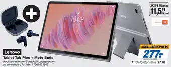 Expert Lenovo Tablet Tab Plus + Moto Buds Angebot