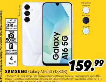 MEDIMAX Samsung galaxy a16 5g (128gb) Angebot