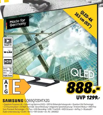 MEDIMAX Samsung gq65q72datxzg Angebot