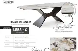 Kabs Polsterwelt Nobiletti tisch regner Angebot