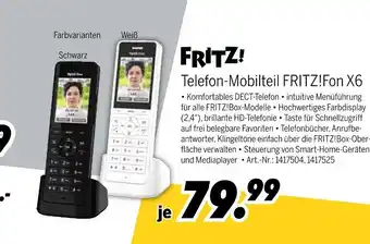 MEDIMAX Fritz! telefon-mobilteil fritz!fon x6 Angebot