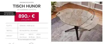 Kabs Polsterwelt Keramik kollektion tisch hunor Angebot