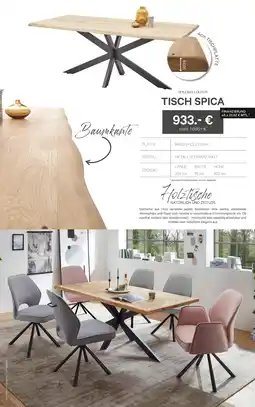 Kabs Polsterwelt Tisch spica Angebot