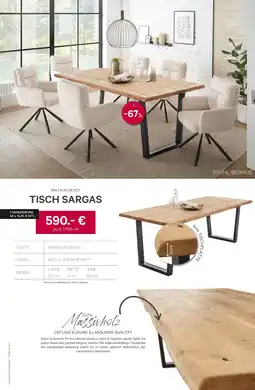 Kabs Polsterwelt Tisch sargas Angebot