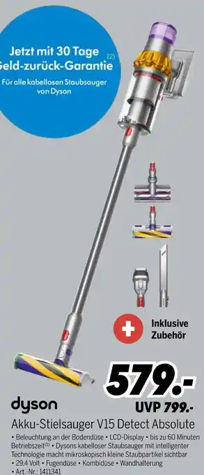 MEDIMAX Dyson akku-stielsauger v15 detect absolute Angebot