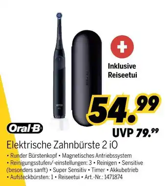 MEDIMAX Oral-b elektrische zahnbürste 2 io Angebot