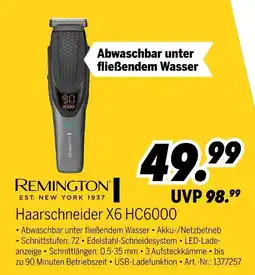 MEDIMAX Remington haarschneider x6 hc6000 Angebot