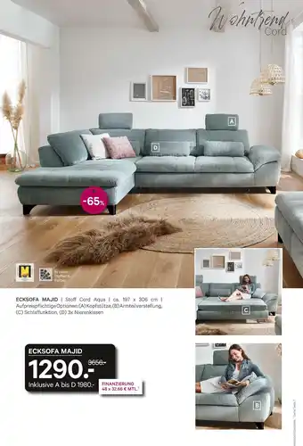 Kabs Polsterwelt Wohntrend ecksofa majid Angebot