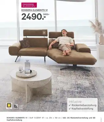 Kabs Polsterwelt Ecksofa elements vi Angebot