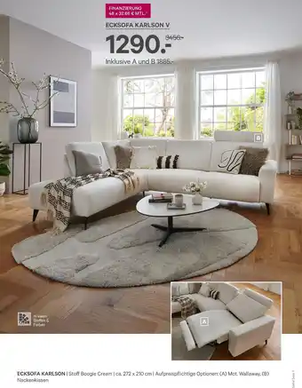 Kabs Polsterwelt Ecksofa karlson v Angebot