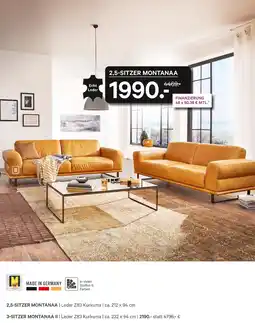 Kabs Polsterwelt 2,5-sitzer montana oder 3-sitzer montana Angebot