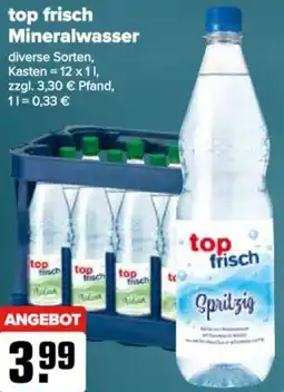 Logo Getränkemarkt top frisch Mineralwasser Angebot
