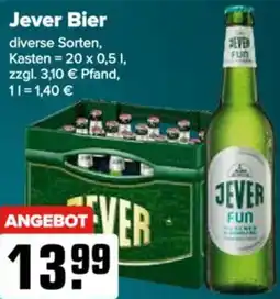 Logo Getränkemarkt Jever Bier Angebot