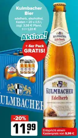 Logo Getränkemarkt Kulmbacher Bier Angebot