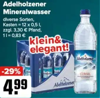 Logo Getränkemarkt Adelholzener Mineralwasser Angebot