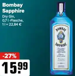 Logo Getränkemarkt Bombay Sapphire Dry Gin Angebot