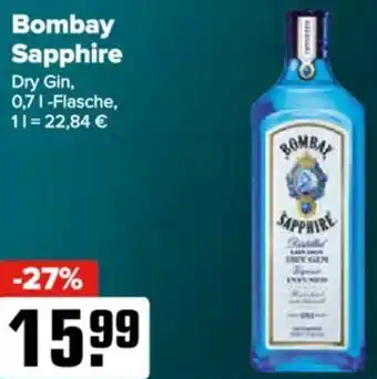 Logo Getränkemarkt Bombay Sapphire Dry Gin Angebot