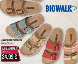 V Markt BIOWALK Zweiriemer Pantolette Angebot