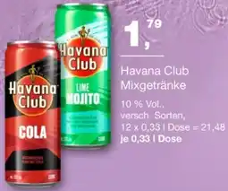 Handelshof Havana Club Mixgetränke Angebot