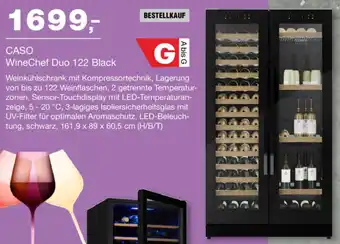 Handelshof CASO WineChef Duo 122 Black Angebot