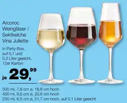 Handelshof Arcoroc Weingläser/ Sektkelche Vina Juliette Angebot