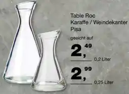 Handelshof Table Roc Karaffe/Weindekanter Pisa Angebot