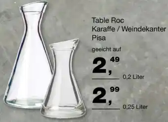 Handelshof Table Roc Karaffe/Weindekanter Pisa Angebot