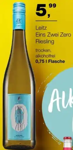 Handelshof Leitz Eins Zwei Zero Riesling Angebot