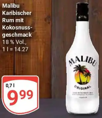 Globus Malibu Karibischer Rum mit Kokosnussgeschmack Angebot
