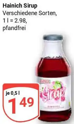 Globus Hainich Sirup Angebot