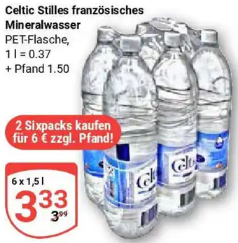Globus Celtic Stilles französisches Mineralwasser Angebot