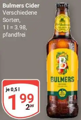 Globus Bulmers Cider Angebot