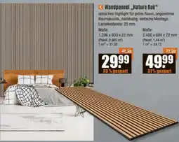 V Baumarkt Wandpaneel ,,Nature Oak" Angebot