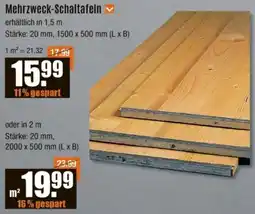 V Baumarkt Mehrzweck-Schaltafeln Angebot