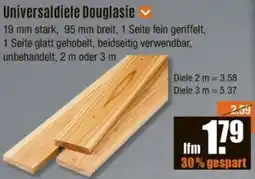 V Baumarkt Universaldiele Douglasie Angebot