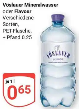 Globus Vöslauer Mineralwasser oder Flavour Angebot
