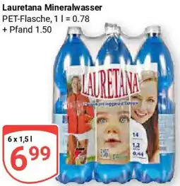 Globus Lauretana Mineralwasser Angebot
