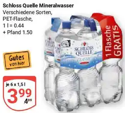 Globus Schloss Quelle Mineralwasser Angebot