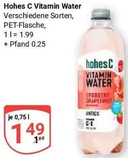 Globus Hohes C Vitamin Water Angebot