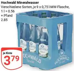 Globus Hochwald Mineralwasser Angebot