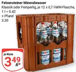 Globus Felsensteiner Mineralwasser Angebot