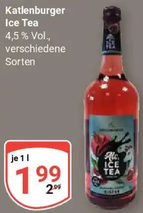 Globus Katlenburger Ice Tea Angebot