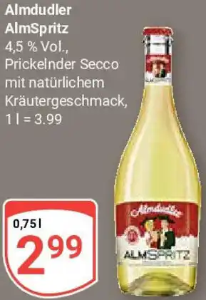 Globus Almdudler AlmSpritz Angebot
