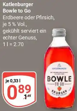 Globus Katlenburger Bowle to Go Angebot