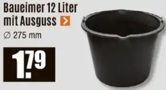 V Baumarkt Baueimer 12 Liter mit Ausguss Angebot